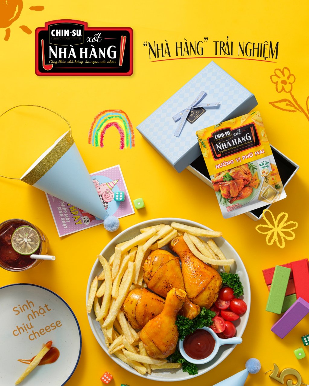 Xốt nhà hàng nướng vị phô mai CHIN-SU